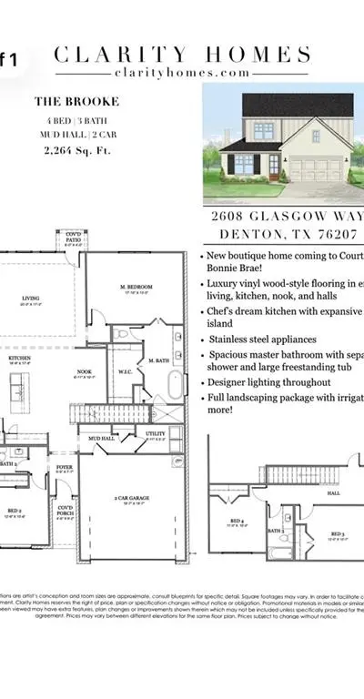 2608 Glasgow Way, Denton TX 76207 - Photo 3