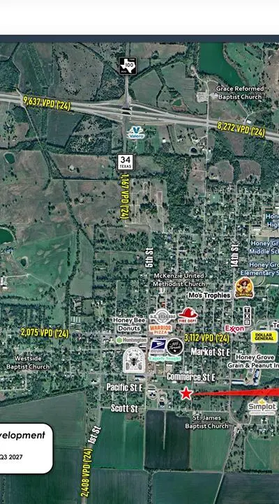 600 Pacific Street E, Honey Grove TX 75446