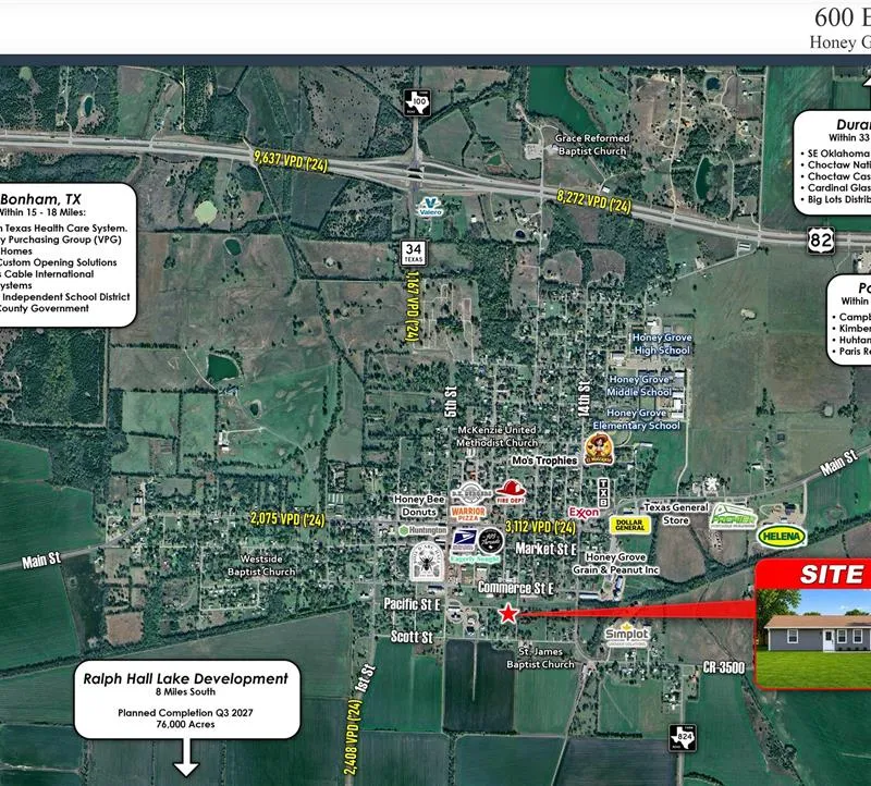 600 Pacific Street E, Honey Grove TX 75446