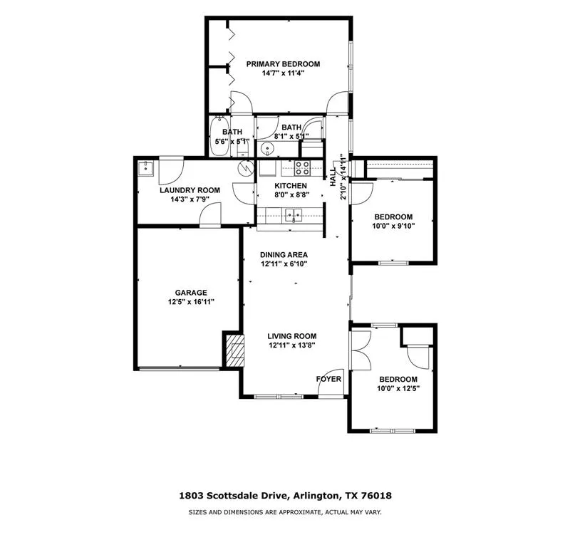 1803 Scottsdale Drive, Arlington TX 76018
